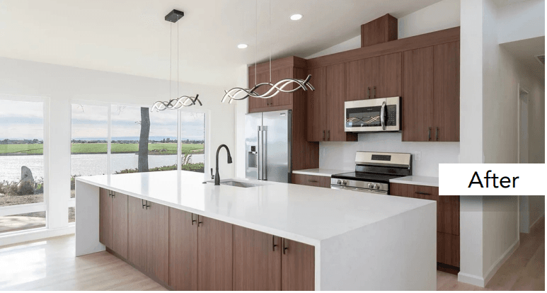 Kitchen after renovation